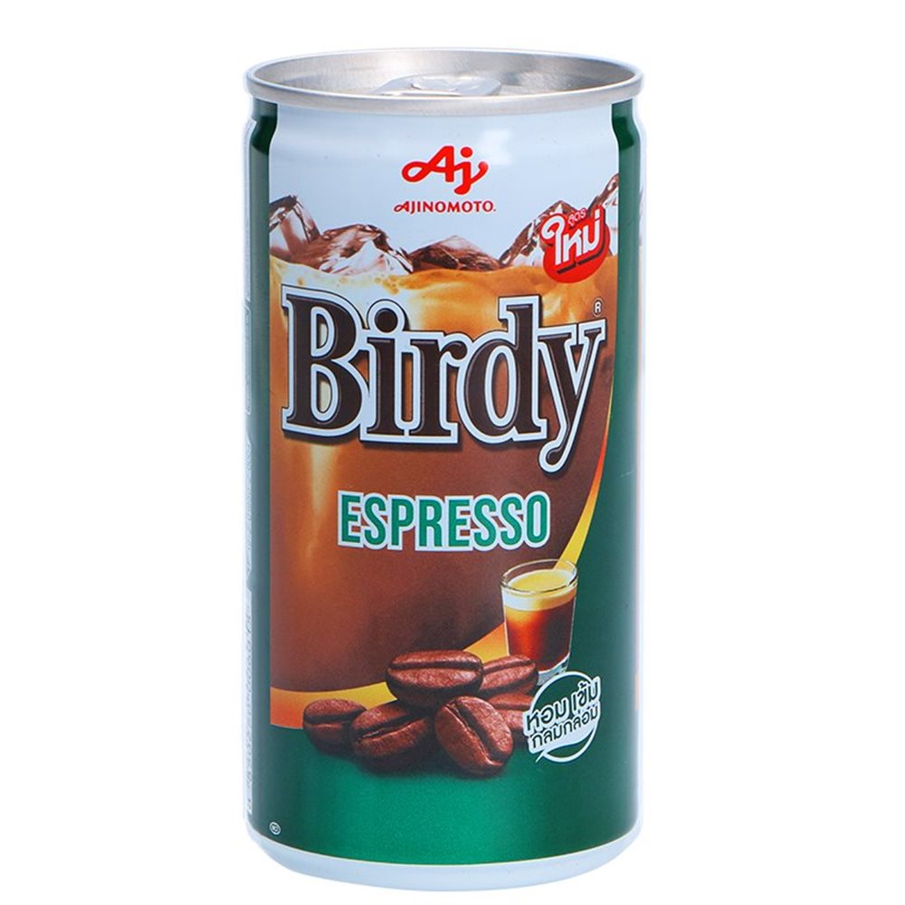 Picture of TH | Ajinomoto | Birdy, Espresso (Green) In Can Iced Coffee | 30x180ml.
