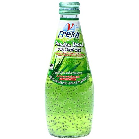 V Fresh Pandan Drink Basil Seed Beagley Copperman