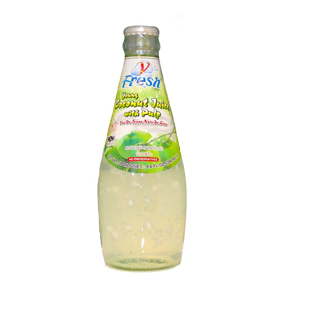 Picture of TH | V-Fresh | Young Coconut Drink with Pulp | 24x290ml.