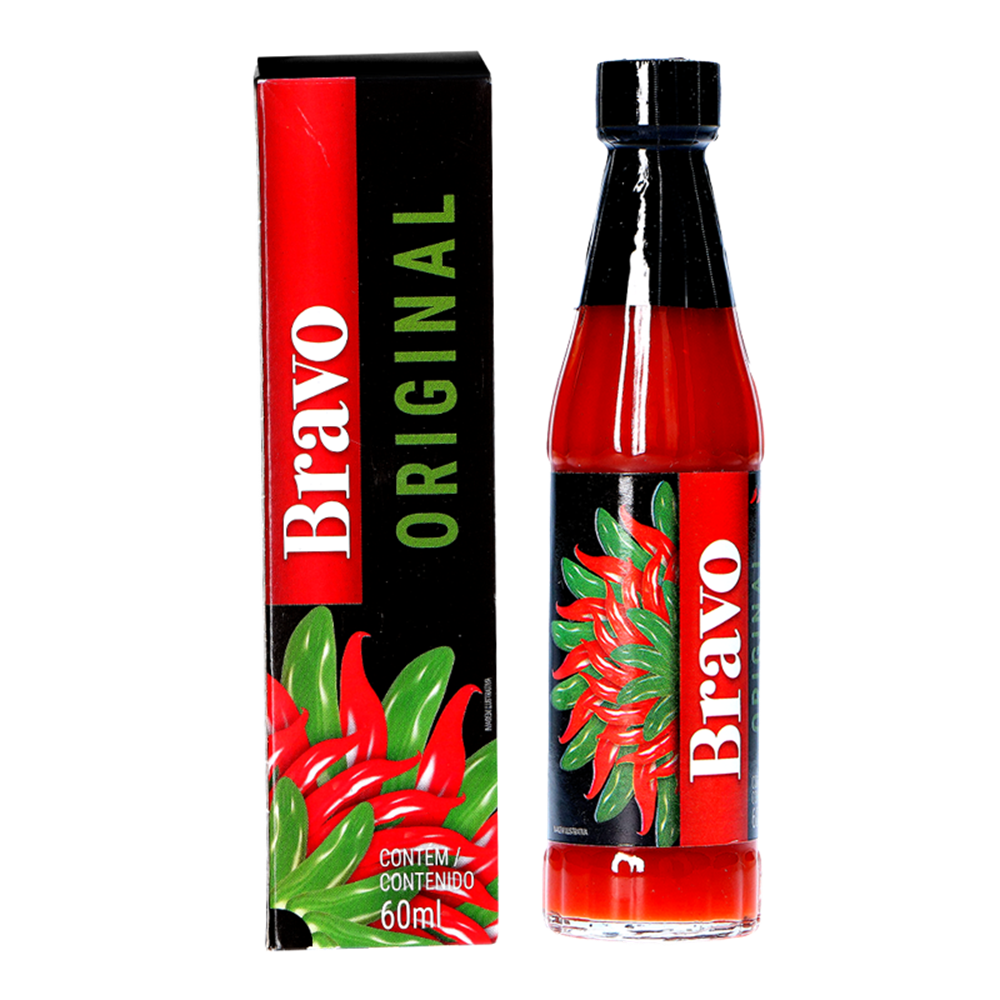 Picture of BR | Bravo | Extra Hot Sauce Original | 12x60ml.