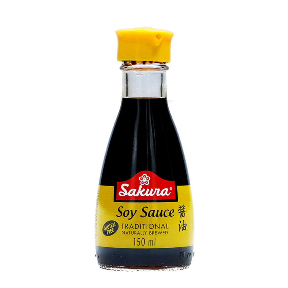 Picture of BR | Sakura | Traditional Soy Sauce - Gluten Free! | 24x150ml.