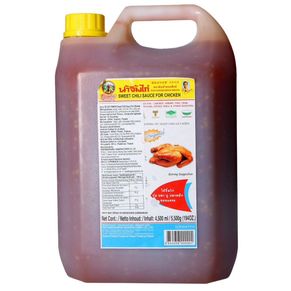 Picture of TH | Pantai | Sweet Chilli Sauce for Chicken Original | 3x4,500ml.