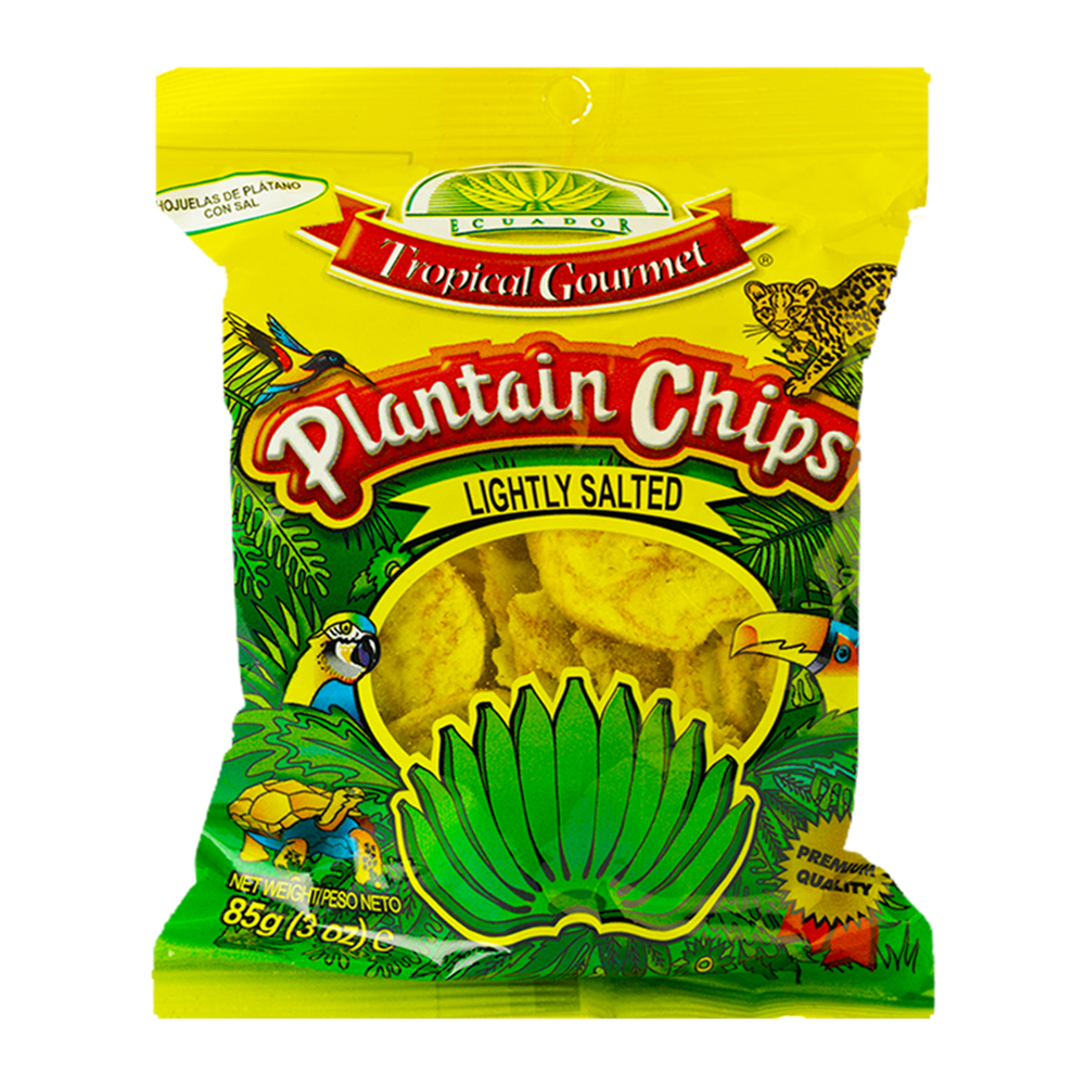 Picture of EC | Tropical Gourmet | Salted Plantain Chips | 20x85g.