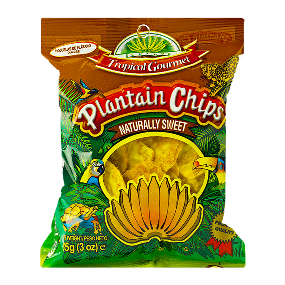 Picture of EC | Tropical Gourmet | Sweet Plantain Chips | 20x85g.