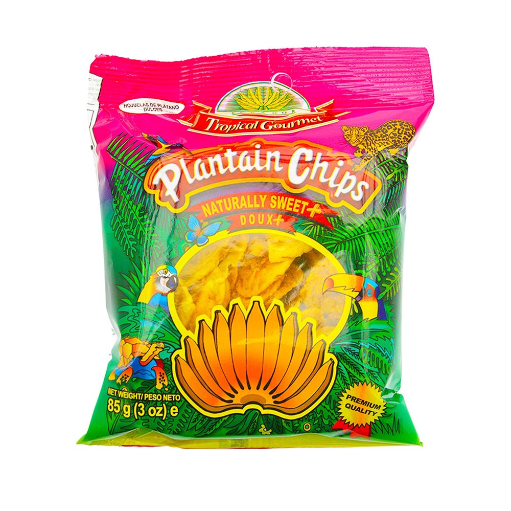 Picture of EC | Tropical Gourmet | Extra Sweet Plantain Chips | 20x85g.
