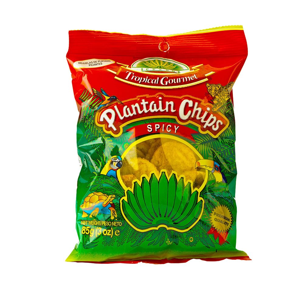 Picture of EC | Tropical Gourmet | Spicy Plantain Chips | 20x85g.