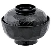 Picture of JP Bowl with Lid Black 12x9.5cm