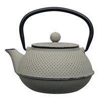 Picture of CN Arare Tea Kettle Iron Grey 17.5x15x10cm 0.8ltr.