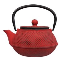 Picture of CN Arare Tea Kettle Iron Red 17.5x15x10cm (0.8ltr)