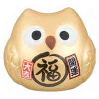 Picture of JP Owl Gold (Better Fortune) 10cm