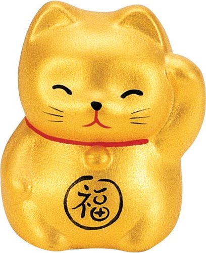 Picture of JP Lucky Cat Gold (Good Luck) 5.2cm