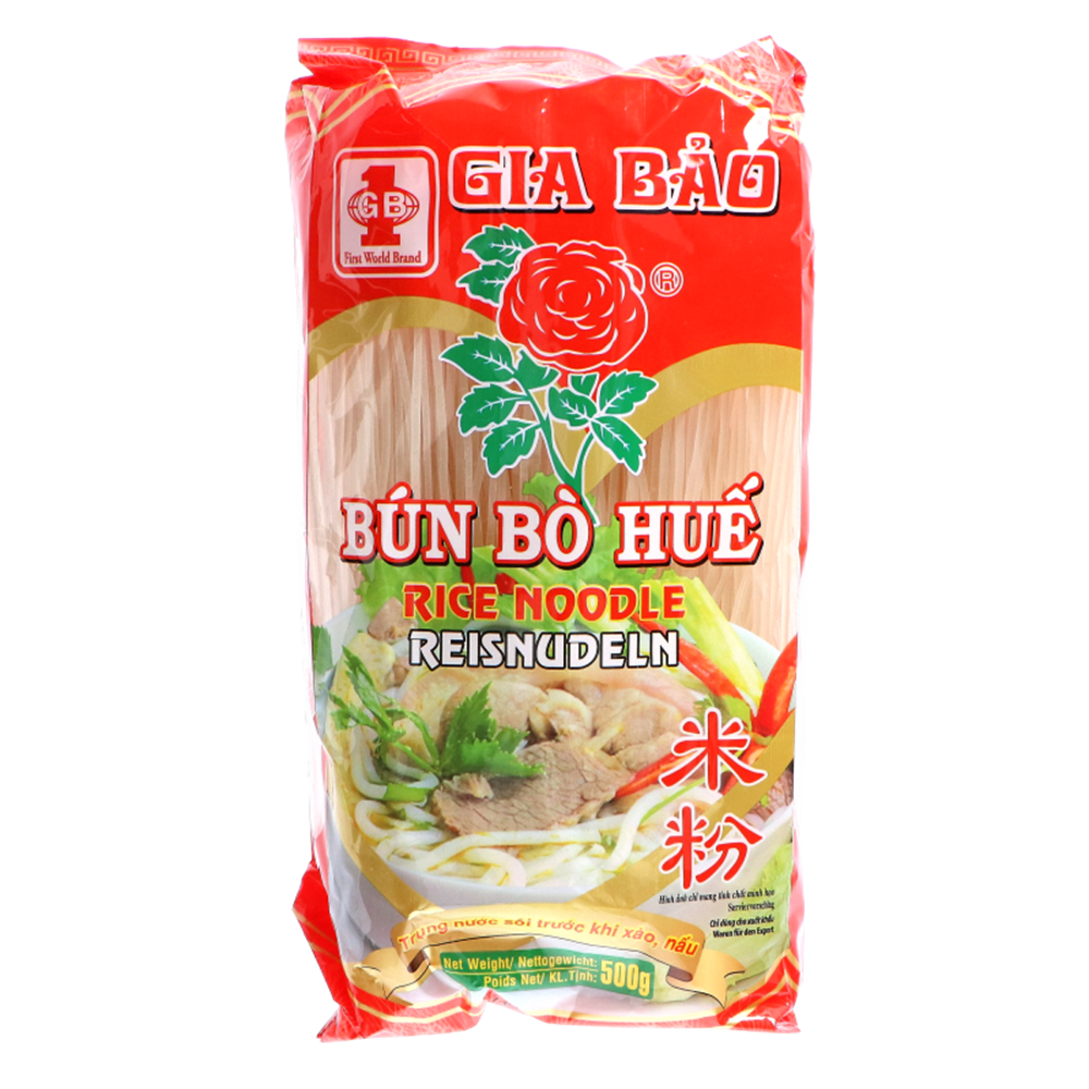 Picture of VN | Gia Bao | Rice Noodle - Bun Bo Hue - 1,5mm | 20x500g.