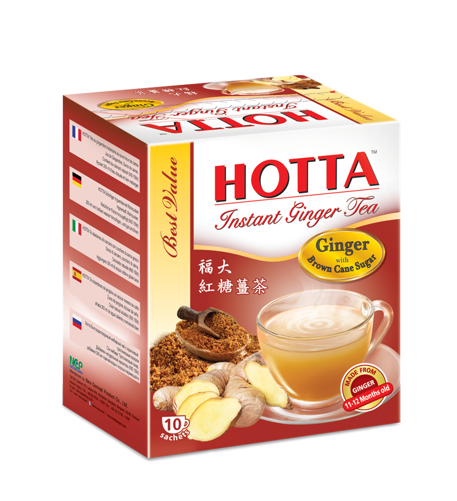 Picture of TH Hotta Instant Ginger Tea with Brown Cane Sugar