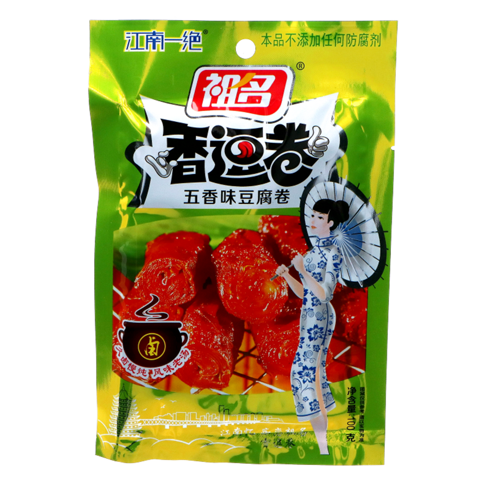 Picture of CN | Zuming | Dried Beancurd - Spiced Flavor | 30x100g.