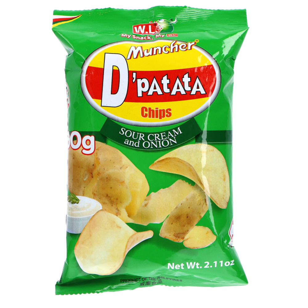 Picture of PH | W.L. | Muncher D'Patata Chips Sour & Cream | 30x60g.