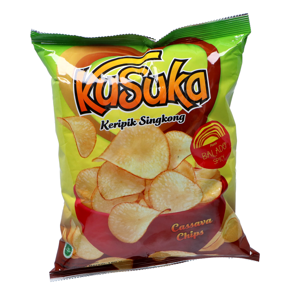 Picture of ID | Kusuka | Cassava Chips - Spicy (Balado)  | 10x180g.