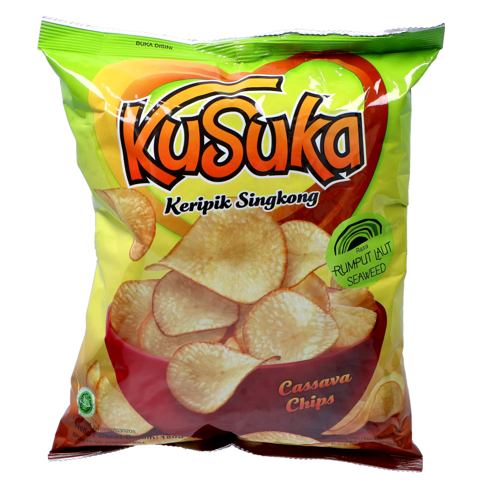 Picture of ID | Kusuka | Cassava Chips - Seaweed  | 10x180g.
