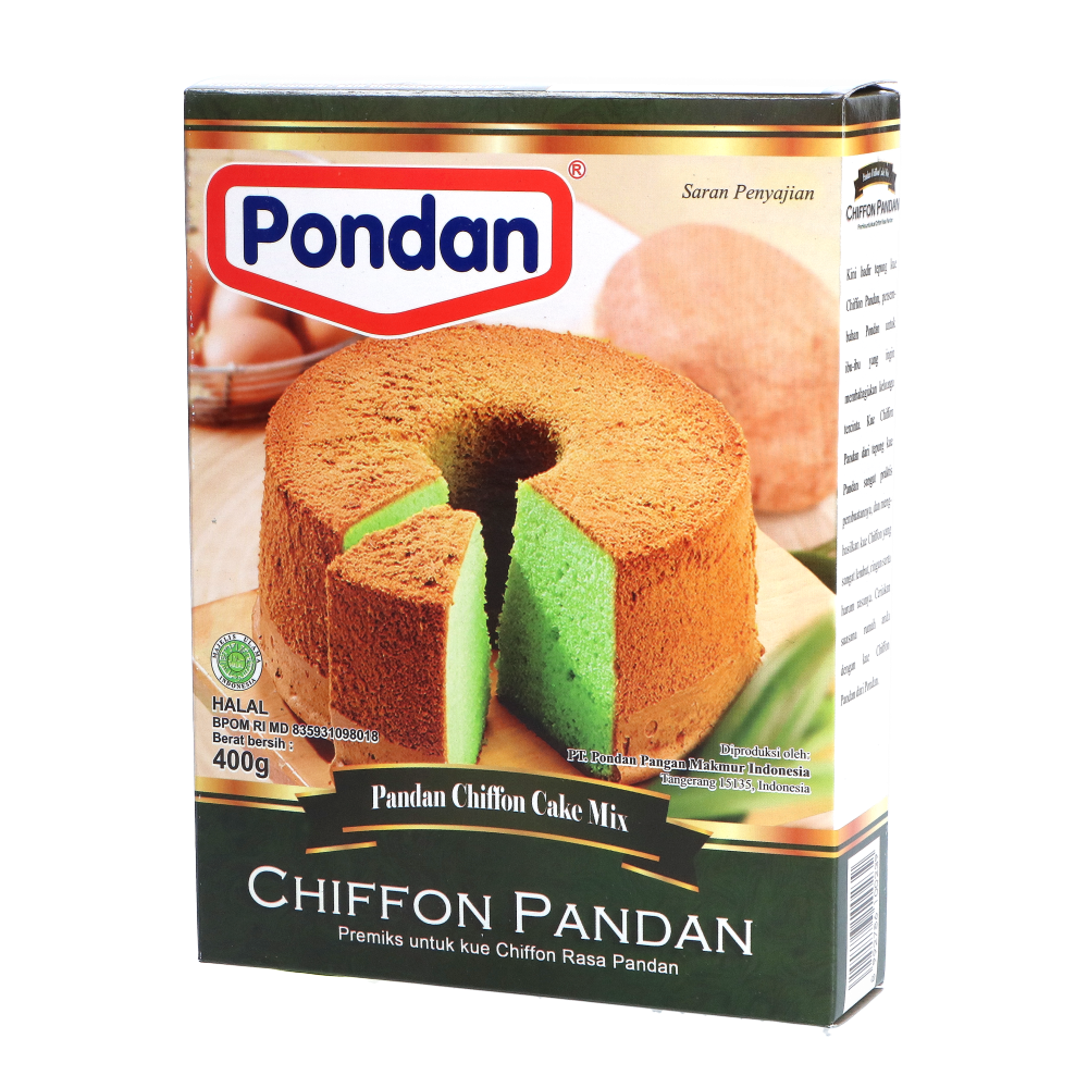 Picture of ID | Pondan | Chiffon Pandan Cake Mix | 24x400g.