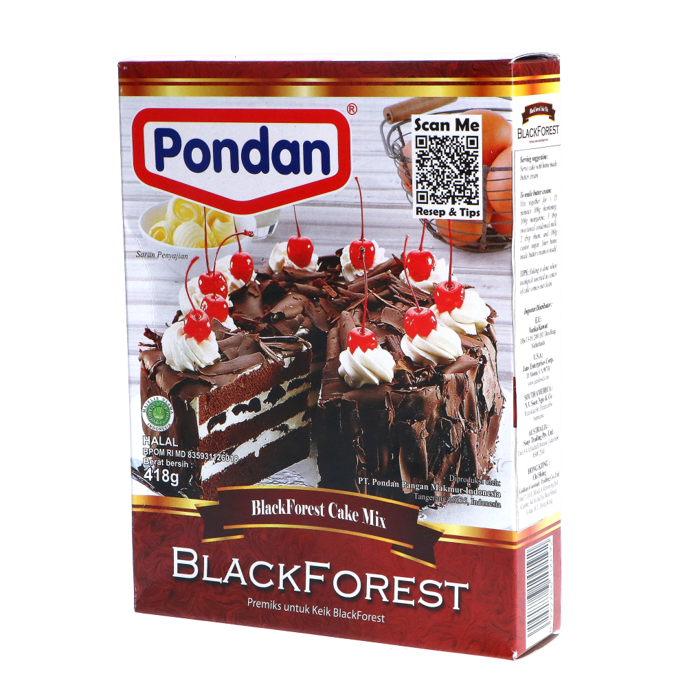 Picture of ID | Pondan | Black Forrest Cake Mix | 24x418g.
