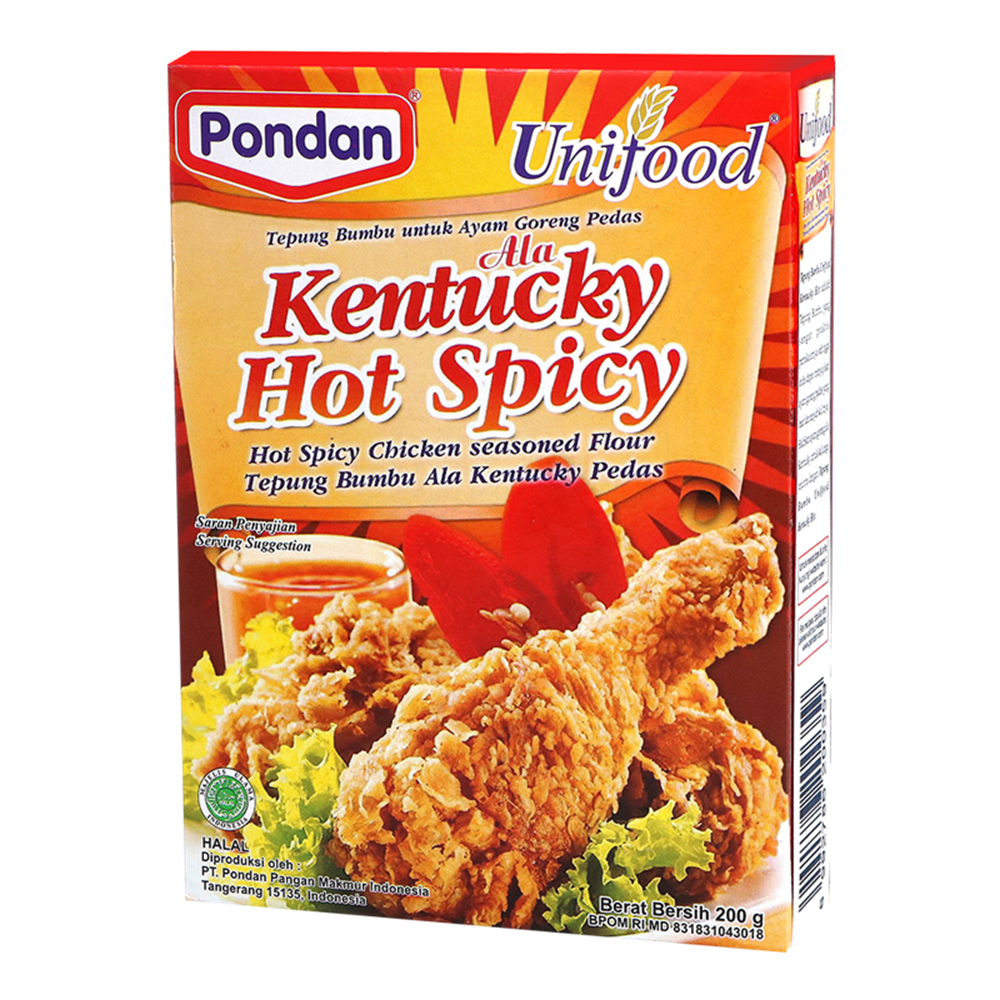 Picture of ID | Pondan | Chicken Seasoned Flour - Kentucky Hot | 48x200g.