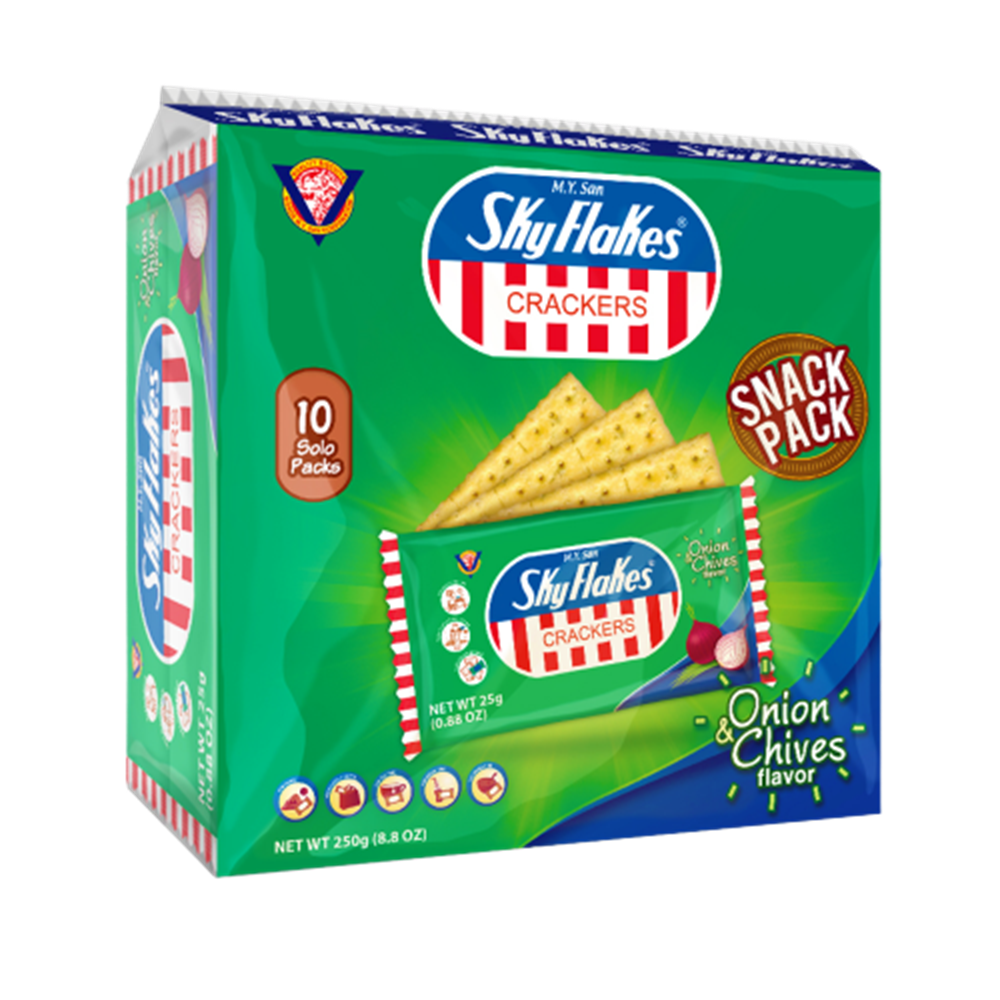 Picture of PH | M.Y. San | Sky Flakes Crackers - Onion Snack Pack | 20x(10x25g.)
