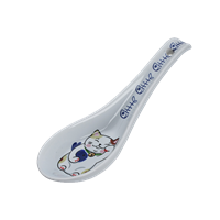 Picture of JP Spoon Lucky Cat Blue Fish 13.8x4.8cm