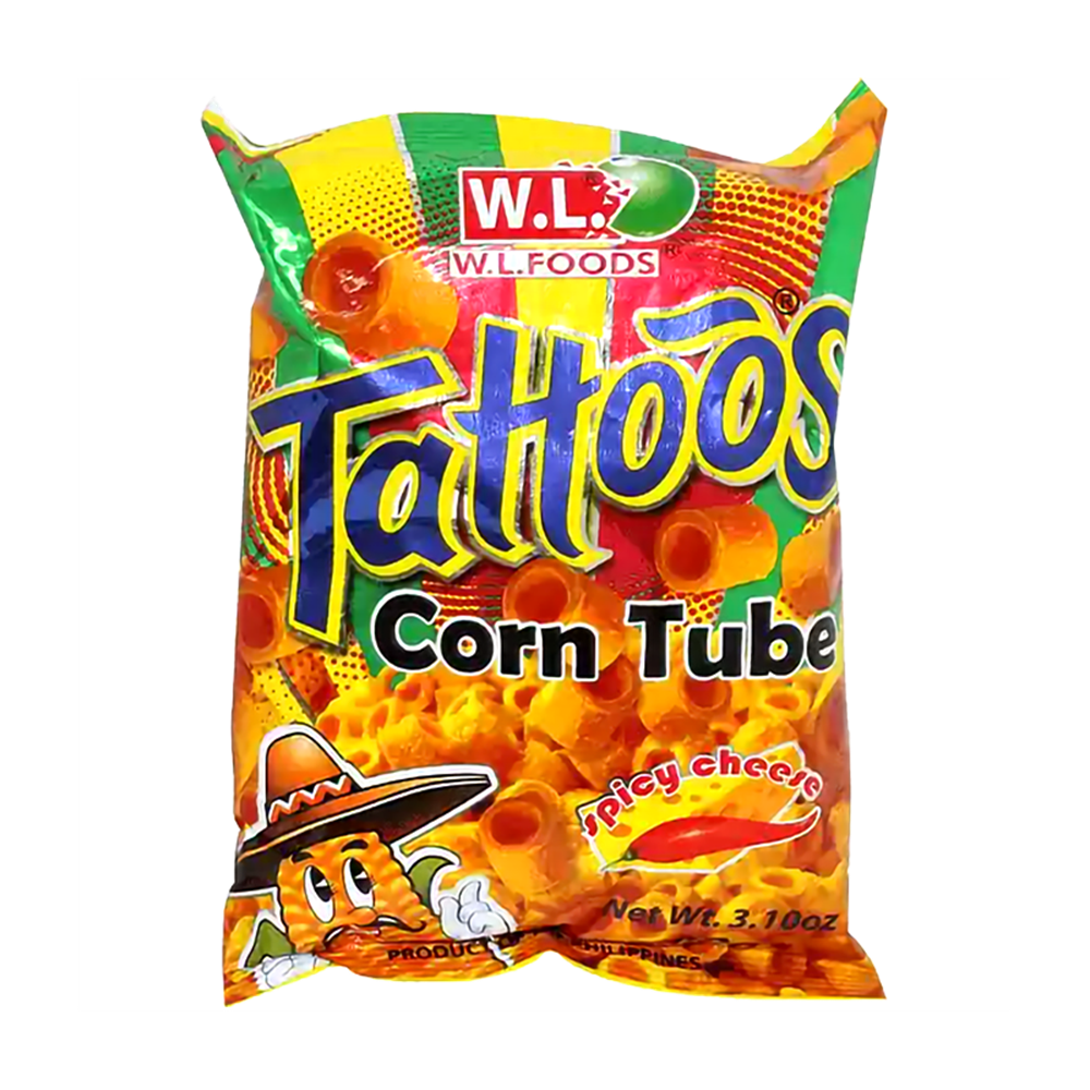 Picture of *PH Tattoos Corn Tube Spicy Cheese