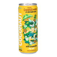 Picture of VN Sparkling Coconut Water with Pineapple in Tin