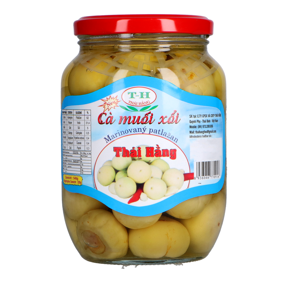 Picture of VN | Thai Hang | Pickled Eggplant - Ca xanh muoi | 15x500g.