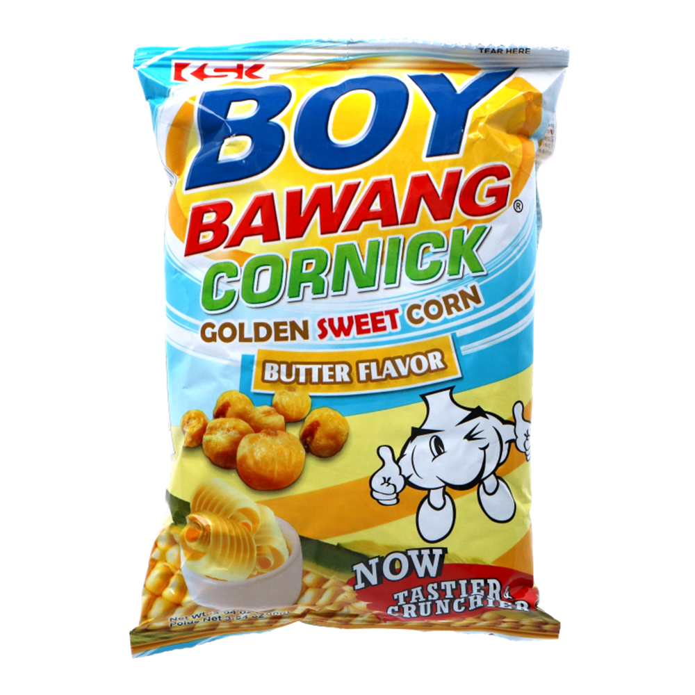 Picture of PH | Boy Bawang | Corn Snack Golden Sweet Butter Flavor | 40x100g.