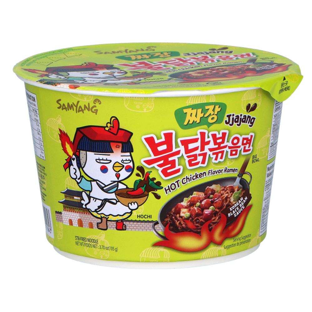 Samyang - Buldak Ramen - Hot Chicken Jjajang Black Bean Sauce - Big ...