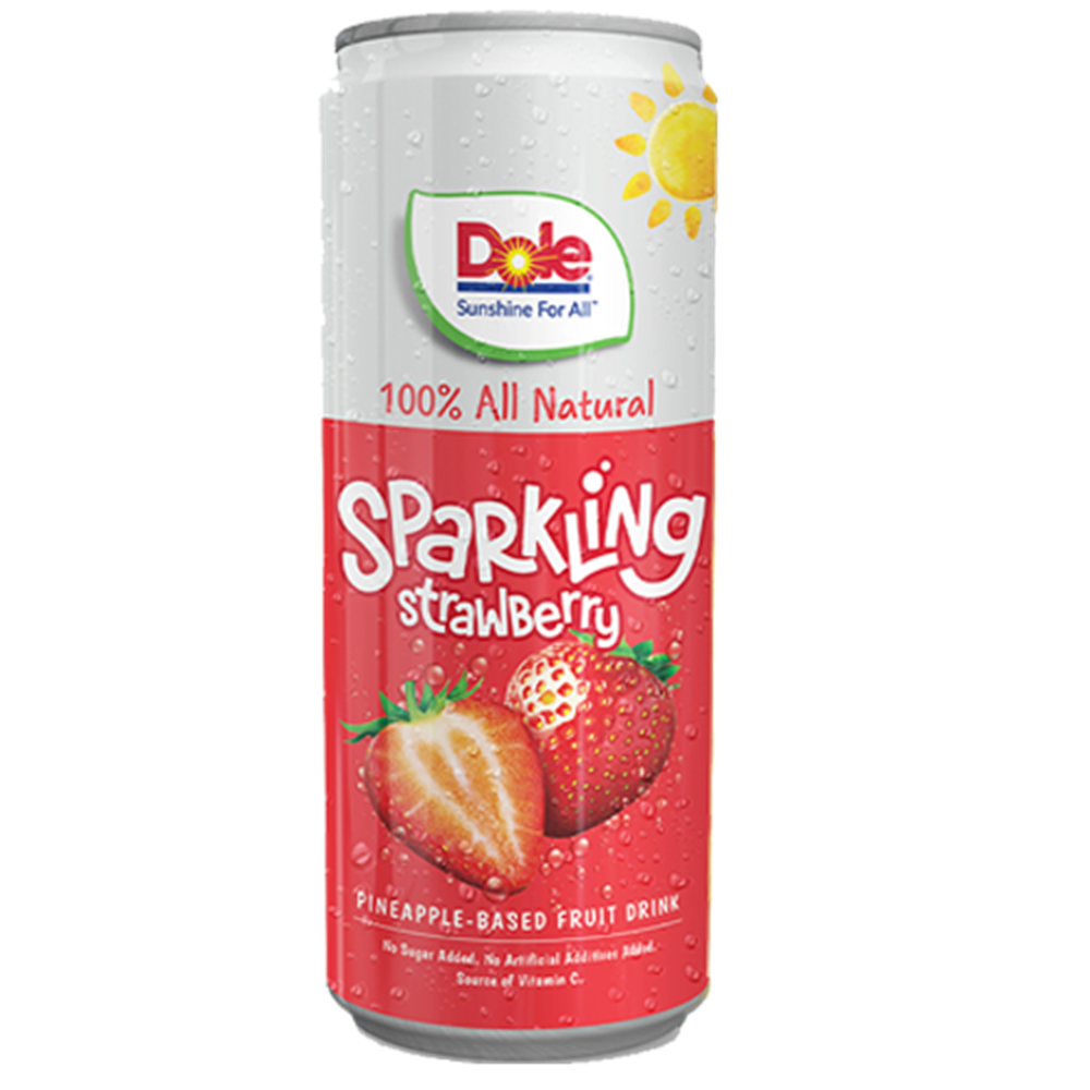 Picture of PH | Dole | Sparkling Fruit Drink Strawberry | 24x240ml.