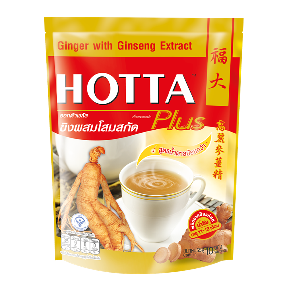 Picture of TH | Hotta | Instant Ginger Tea With Ginseng! | 24x90g.