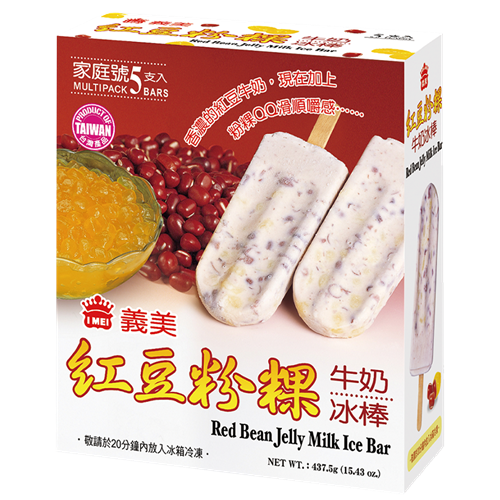Picture of TW Red Bean Jelly & Milk Ice Bar 5pcs.