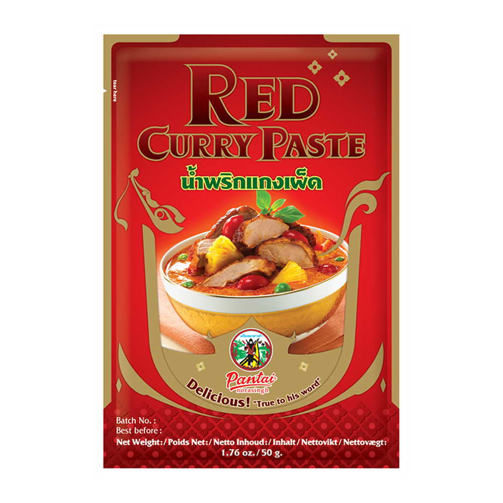 Picture of TH | Pantai | Red Curry Paste in Sachet | 10x12x50g.