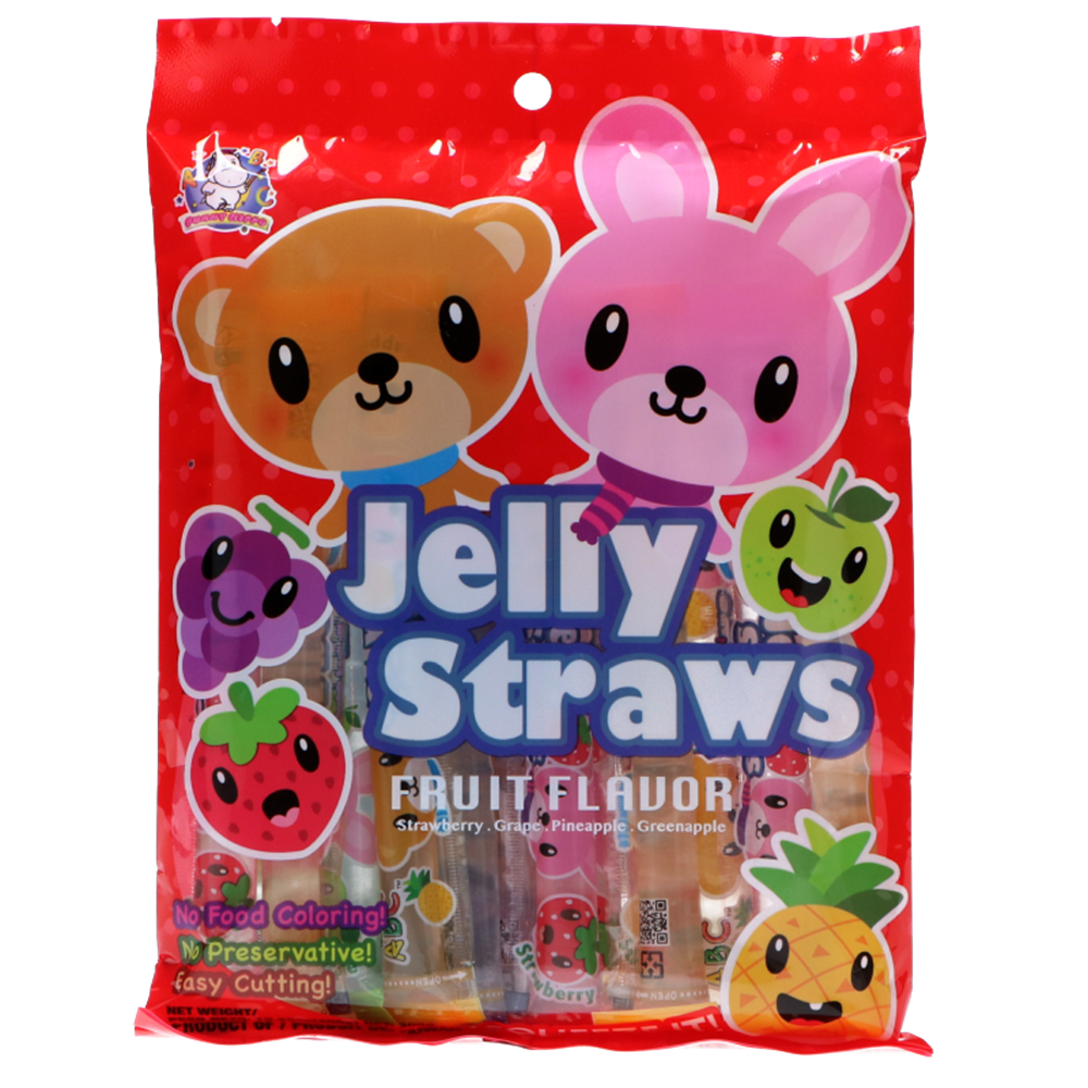 Picture of TW Bear and Bunny Jelly Straw - Different Flavors