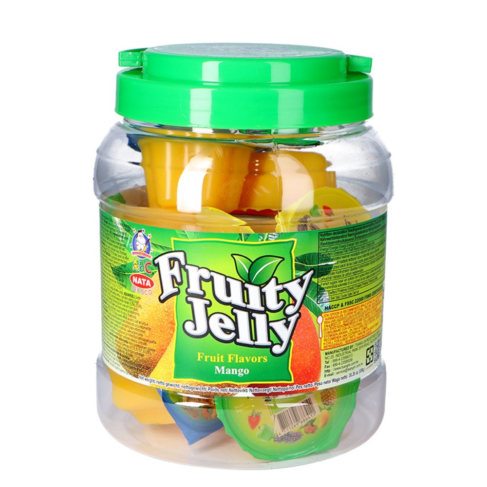 Picture of TW | ABC | Jelly Cup with Nata de Coco in Jar - Mango Flavor |  6x858g.