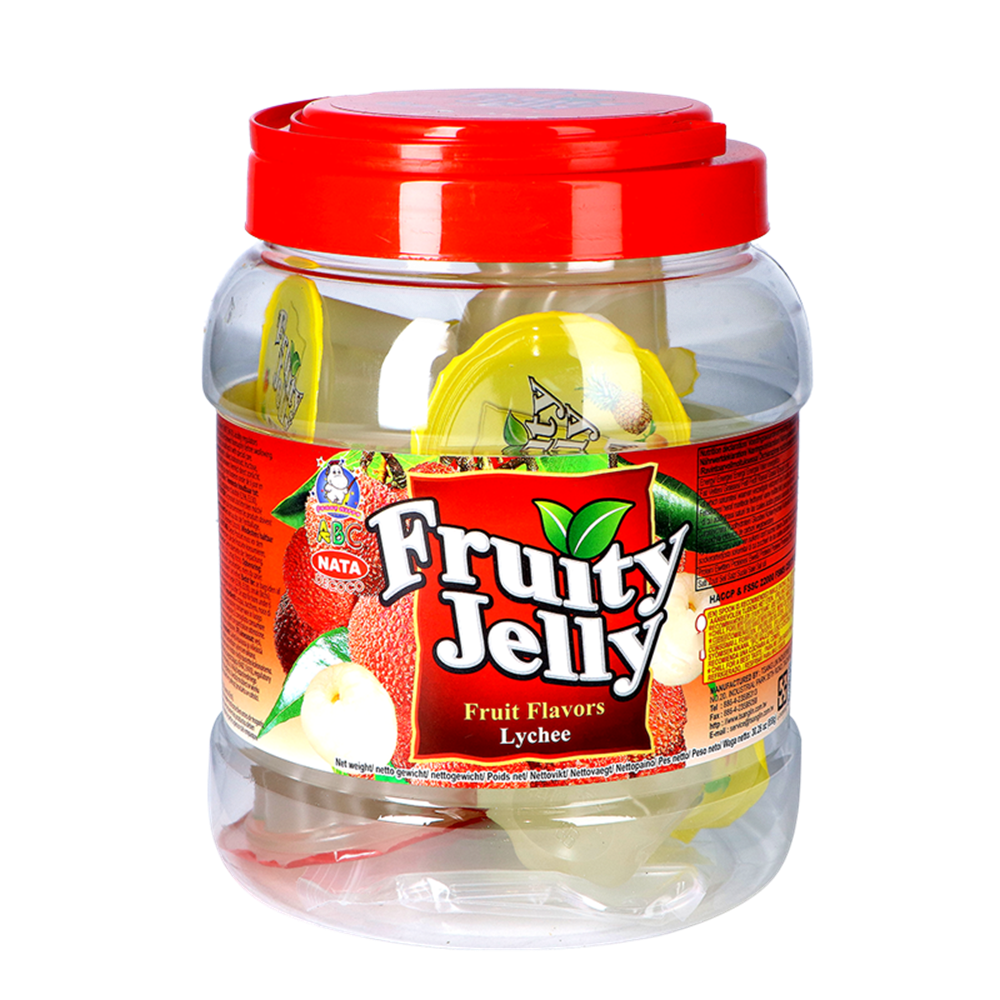 Picture of TW | ABC | Jelly Cup with Nata de Coco in Jar - Lychee Flavor | 6x858g.