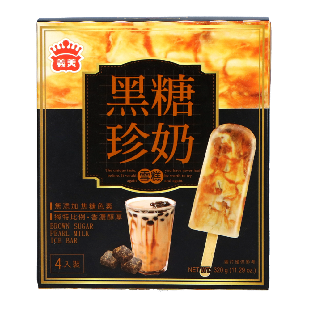 Picture of TW | IMEI | Brown Sugar Pearl Milk Ice Bar 4pcs. | 6x320g.