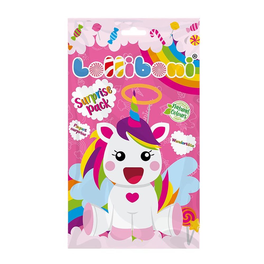Picture of EU | Lolliboni / Unicorn |  Surprise Pack with Candies and Toys | 36x30g.