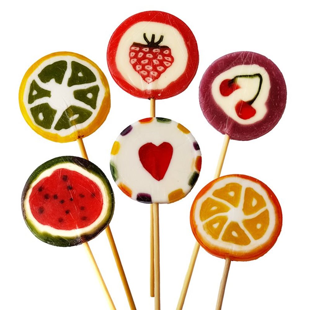 Picture of EU Fruity Lollypops in Display
