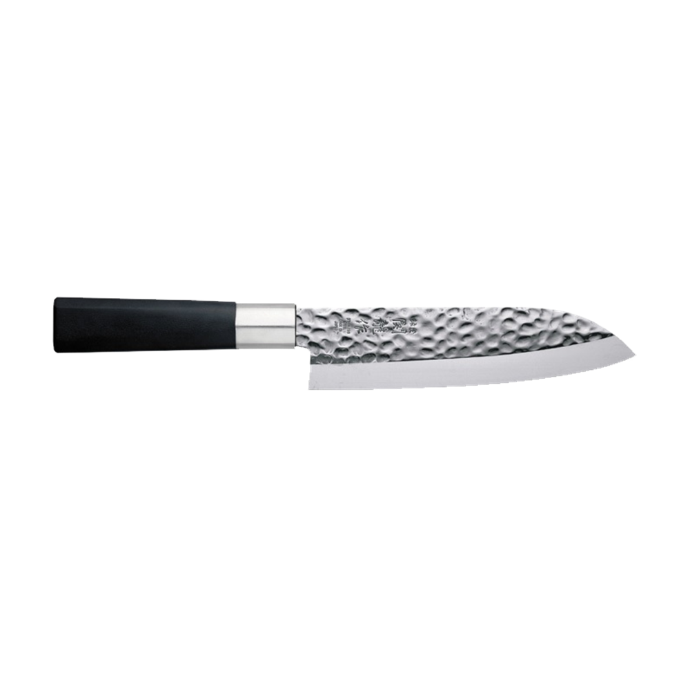 Picture of JP Knife SS Santoku Hammered Style (Black 16.5cm.)