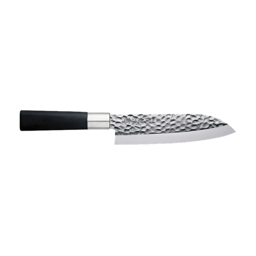 Picture of JP SS Cooking Knife Santoku 165mm Hammered Style