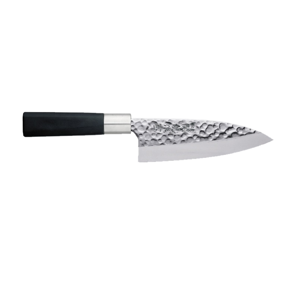 Picture of JP Knife SS Deba Hammered Style (Black 15cm.)
