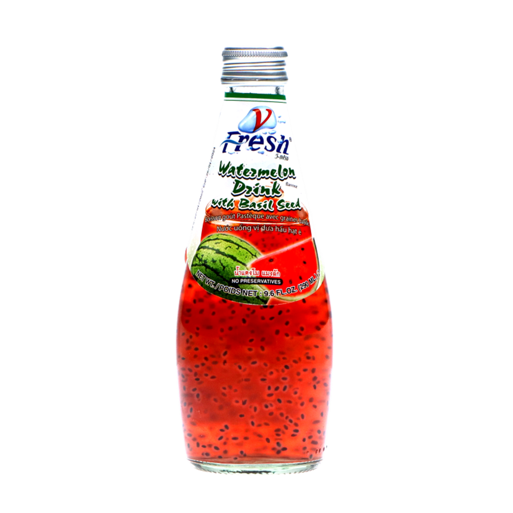Picture of TH | V-Fresh | Watermelon Drink with Basil Seed | 24x290ml.