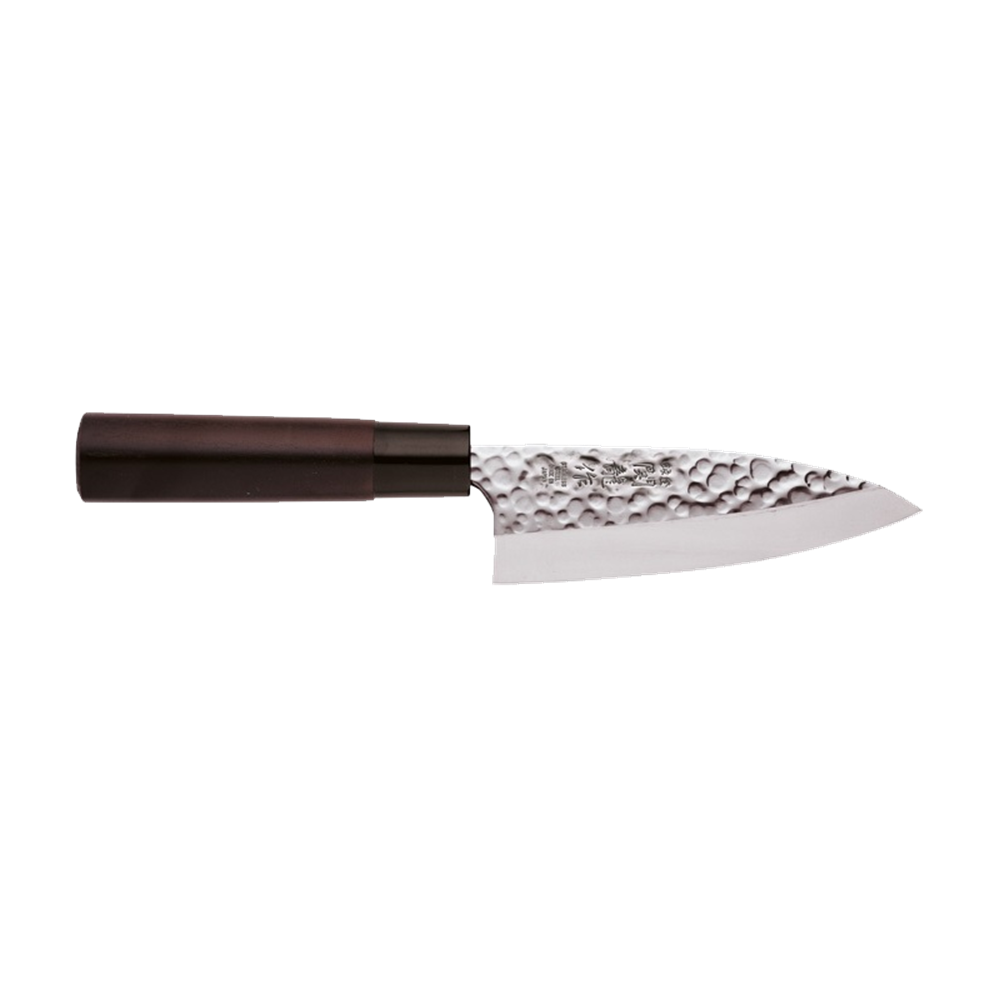 Picture of JP | Tokyo Design Studio | Knife SS Deba Hammered Style (Brown 15cm.) | 1 piece
