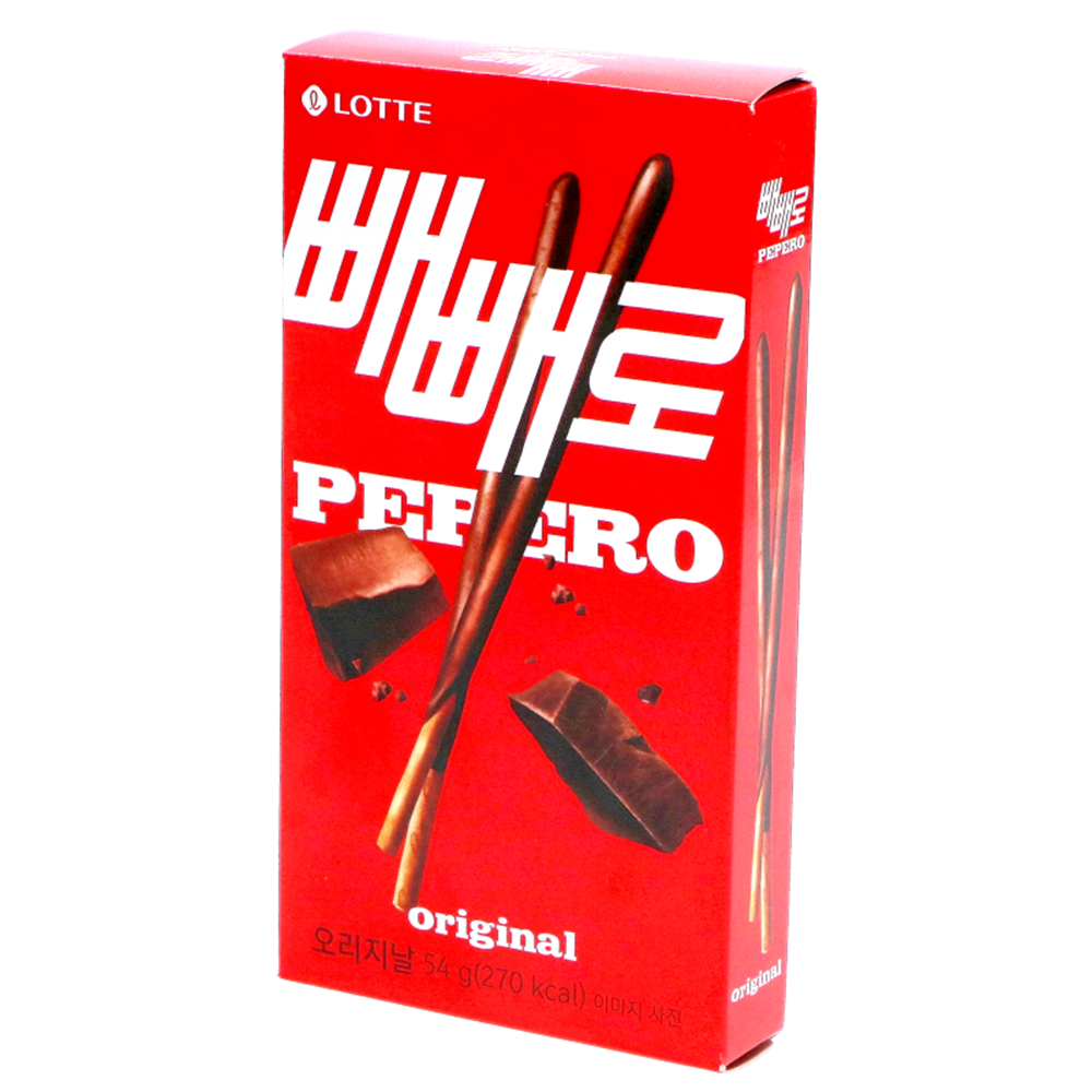 Picture of KR | LOTTE | Pepero - Original (Chocolate) Sticks  - Local | 40x54g.