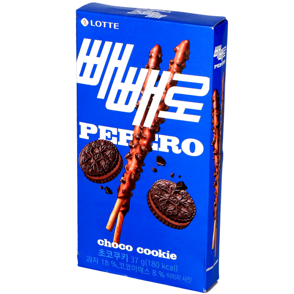 Picture of KR | LOTTE | Pepero - Choco Cookie Sticks - Local | 40x37g.
