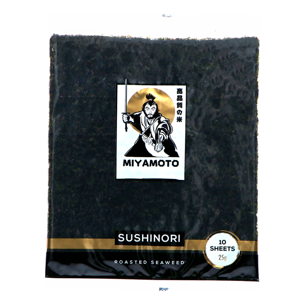 Picture of KR | Miyamoto | Roasted Seaweed 19x21cm- 10 Sheets | 100x25g.