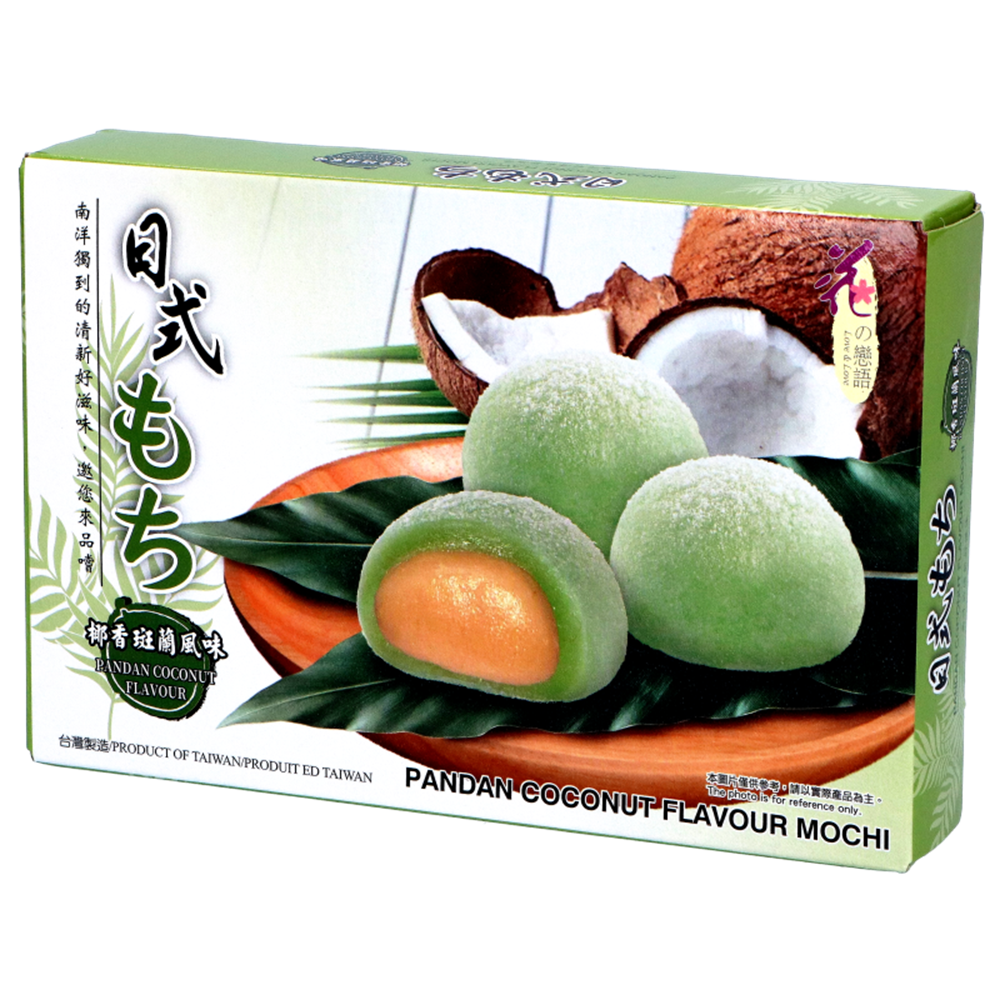 Picture of TW | Love & Love | Japanese Style Mochi - Pandan Coconut | 24x180g.
